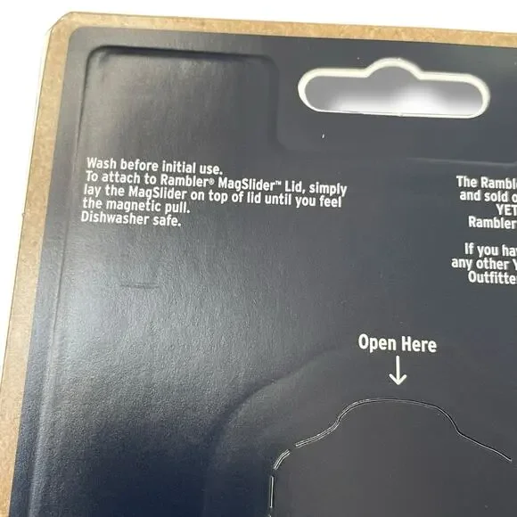 Genuine Yeti Magslider Magnetic Slide Piece for Rambler Tumbler Lid Black OE - Picture 10 of 11